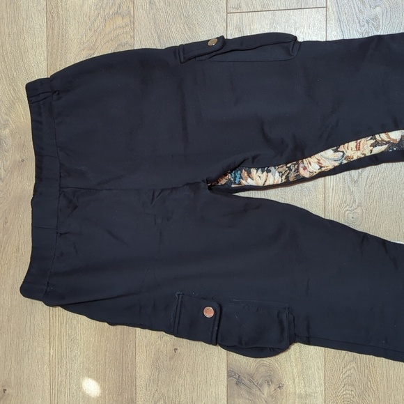 Valabasas Blek le Rat ORANGE MULTI FRENCH TERRY STACKED FLARE JEAN small - Picture 8 of 10